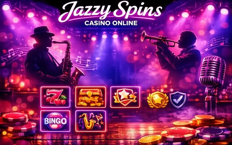 Jazzy Spins games catalogue hero banner